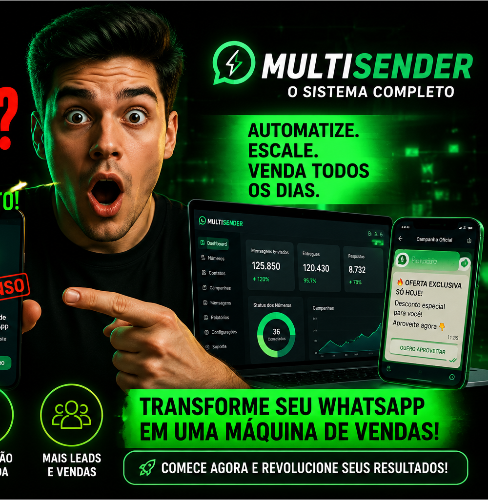 Imagem de MULTSENDER ROBO DIVULGADOR